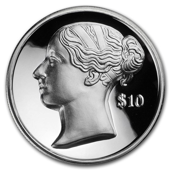 2017 BVI 2 oz UHR Silver $10 Anniv of Queen Victoria's Accession 2017 BVI 2 oz UHR Silver $10 Anniv of Queen Victoria's Accession